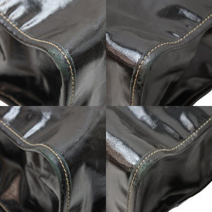GUCCI グッチ トートバッグ クレスト 181905 493075 イタリア製コーティングキャンバス ブラック 美品 中古 51404 