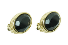 Load image into Gallery viewer, GIVENCHY ジバンシー イヤリング 両耳 アクセサリー ストーン GP 03816311 GP 9g ストーン ゴールド ブラック 美品 中古 51407