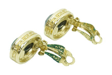 Load image into Gallery viewer, GIVENCHY ジバンシー イヤリング 両耳 アクセサリー ストーン GP 03816311 GP 9g ストーン ゴールド ブラック 美品 中古 51407