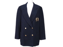 Load image into Gallery viewer, Christian Dior Sports クリスチャンディオールスポーツ ジャケット ネイビー ゴールド金具 サイズL 美品 中古 51439
