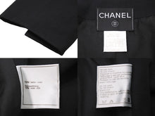 Load image into Gallery viewer, CHANEL シャネル テーラードジャケット P15640V08543 フランス製 ウール シルク ブラック サイズ36 美品 中古 51440
