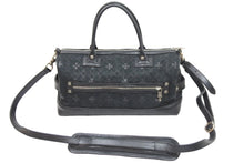 Load image into Gallery viewer, 新品同様 CHROME HEARTS クロムハーツ ハンドバッグ ダガー ミニボストン ショルダーストラップ付き レザー ブラック 中古 51448