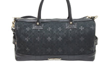 Load image into Gallery viewer, 新品同様 CHROME HEARTS クロムハーツ ハンドバッグ ダガー ミニボストン ショルダーストラップ付き レザー ブラック 中古 51448