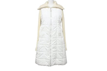 Load image into Gallery viewer, CHANEL シャネル スポーツライン リブニット 切り替え ダウン コート 00A ココマーク P16402W02678 サイズ36 中古 51470