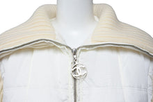 Load image into Gallery viewer, CHANEL シャネル スポーツライン リブニット 切り替え ダウン コート 00A ココマーク P16402W02678 サイズ36 中古 51470
