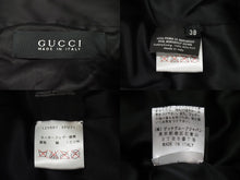 画像をギャラリービューアに読み込む, GUCCI グッチ ターキーフェザー 羽織り ファー シルク ブラック 黒付け袖 長袖 129661.XP071 中古 51493 