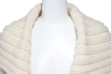 Load image into Gallery viewer, Christian Dior クリスチャンディオール リボン カーディガン ホワイト ターコイズブルー 0H24811AM545 サイズXS 良品 中古 51494