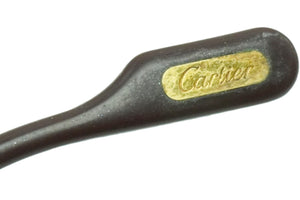CARTIER カルティエ ヴィンテージ サントス メガネ ヴィンテージ 度あり GP ゴールド シルバー 53□20 美品 中古 51504