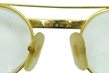 Load image into Gallery viewer, CARTIER カルティエ ヴィンテージ サントス メガネ ヴィンテージ 度あり GP ゴールド シルバー 53□20 美品 中古 51504
