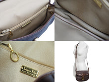 Load image into Gallery viewer, Christian Dior クリスチャンディオール ショルダーバッグ 斜め掛け レザー ゴールド金具 良品 中古 51524