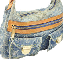 Load image into Gallery viewer, Louis Vuitton ルイヴィトン モノグラムデニム バギーPM スト付き ショルダーバッグ M95049 デニムキャンバス ブルー 中古 51549 正規品