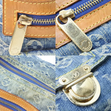 Load image into Gallery viewer, Louis Vuitton ルイヴィトン モノグラムデニム バギーPM スト付き ショルダーバッグ M95049 デニムキャンバス ブルー 中古 51549 正規品