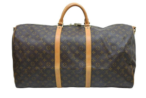 LouisVuitton ルイヴィトン キーポルバンドリエール60 ボストンバッグ M41412 PVC レザー ブラウン 51561