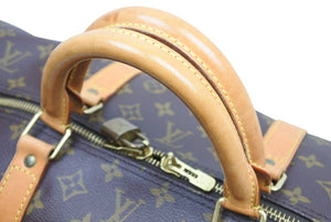 LouisVuitton ルイヴィトン キーポルバンドリエール60 ボストンバッグ M41412 PVC レザー ブラウン 51561