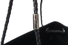 Load image into Gallery viewer, GUCCI グッチ GGキャンバス ハンドバッグ ミニトート 巾着バッグ レザー 黒 ブラック シルバー 109143 002122 中古 51565