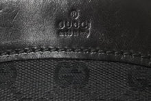 Load image into Gallery viewer, GUCCI グッチ GGキャンバス ハンドバッグ ミニトート 巾着バッグ レザー 黒 ブラック シルバー 109143 002122 中古 51565