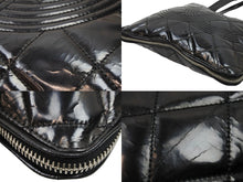 Load image into Gallery viewer, CHANEL シャネル トートバッグ 2009年 13番台 13515609 エナメル ブラック ココマーク マトラッセ 中古 51583