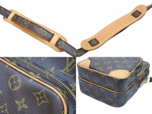 Load image into Gallery viewer, LOUIS VUITTON ルイ・ヴィトン ショルダーバッグ アマゾン ポシェット M45236 PVC レザー ブラウン ゴールド金具 美品 中古 51609