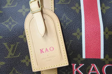 Load image into Gallery viewer, 極美品 LouisVuitton ルイヴィトン キーポルバンドリエール50 ボストンバッグ M41416 DU0111 PVC レザー ブラウン 中古 51616