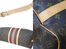 Load image into Gallery viewer, 極美品 LouisVuitton ルイヴィトン キーポルバンドリエール50 ボストンバッグ M41416 DU0111 PVC レザー ブラウン 中古 51616