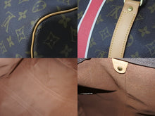 Load image into Gallery viewer, 極美品 LouisVuitton ルイヴィトン キーポルバンドリエール50 ボストンバッグ M41416 DU0111 PVC レザー ブラウン 中古 51616
