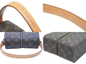 LOUIS VUITTON ルイヴィトン ワインキャリア コーティングキャンバス ゴールド金具 モノグラム AS0050 ブラウン 美品 中古 51654