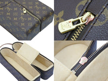 Load image into Gallery viewer, LOUIS VUITTON ルイヴィトン ワインキャリア コーティングキャンバス ゴールド金具 モノグラム AS0050 ブラウン 美品 中古 51654