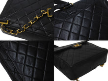 Load image into Gallery viewer, CHANEL シャネル マトラッセ リュックサック ミニバックパック ココマーク ラムスキン ブラック ゴールド金具 美品 中古 51678