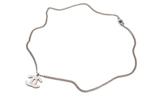 Load image into Gallery viewer, CHANEL シャネル ネックレス ココマーク アクセサリー 04V 6g メタル ラインストーン シルバー 美品 中古 51689