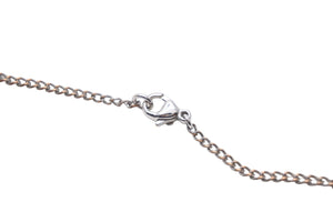 CHANEL シャネル ネックレス ココマーク アクセサリー 04V 6g メタル ラインストーン シルバー 美品 中古 51689