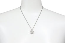 Load image into Gallery viewer, CHANEL シャネル ネックレス ココマーク アクセサリー 04V 6g メタル ラインストーン シルバー 美品 中古 51689
