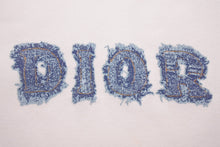 Load image into Gallery viewer, Christian Dior クリスチャンディオール 半袖Ｔシャツ DIORロゴ コットン ホワイト ブルー サイズ4A キッズ 美品 中古 51702