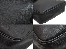 Load image into Gallery viewer, GUCCI グッチ ショルダーバッグ GGロゴ ブラック レザー 337084 シルバー金具 イタリア製 美品 中古 51715