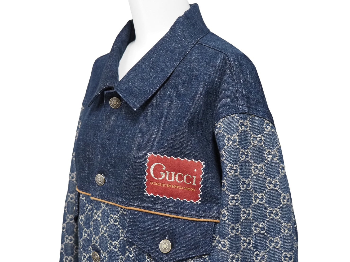 GUCCI - GUCCI エコ ウォッシュド オーガニックデニム ボンバー