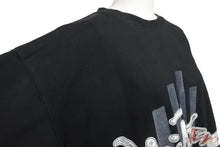 Load image into Gallery viewer, miskeen ミスキーン 半袖Tシャツ ビッグシルエット プリント コットン ブラック ホワイト グレー ブラウン XXL 美品 中古 51734