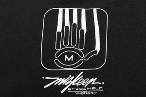 miskeen ミスキーン 半袖Tシャツ ビッグシルエット プリント コットン ブラック ホワイト グレー ブラウン XXL 美品 中古 51734