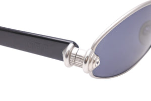 GIANFRANCO FERRE vintage ジャンフランコフェレ ヴィンテージ サングラス ブラック シルバー 90s GFF 335S 中古 51738