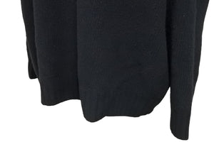 PRADA プラダ ニット セーター RN98339CA34767 カシミヤ バージンウール ブラック サイズ48 美品 中古 51757