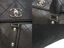Load image into Gallery viewer, CHANEL シャネル ハンドバッグ ココマーク 14番台 2010年 ブラック レザー シルバー金具 良品 中古 51760
