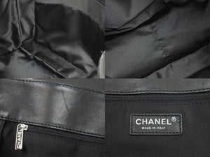 CHANEL シャネル ハンドバッグ ココマーク 14番台 2010年 ブラック レザー シルバー金具 良品 中古 51760