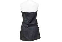 Load image into Gallery viewer, COMME des GARCONS コムデギャルソン ワンピース GJ-11094M デニム ブラック コットン サイズM 美品 中古 51769