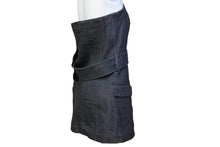 Load image into Gallery viewer, COMME des GARCONS コムデギャルソン ワンピース GJ-11094M デニム ブラック コットン サイズM 美品 中古 51769