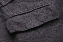 Load image into Gallery viewer, COMME des GARCONS コムデギャルソン ワンピース GJ-11094M デニム ブラック コットン サイズM 美品 中古 51769