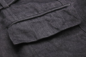 COMME des GARCONS コムデギャルソン ワンピース GJ-11094M デニム ブラック コットン サイズM 美品 中古 51769