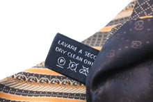 Load image into Gallery viewer, GUCCI グッチ ネクタイ トムフォード期 ストライプ ロゴ 総柄 紳士 服飾小物 シルク オレンジ ブラウン ベージュ 美品 中古 51804