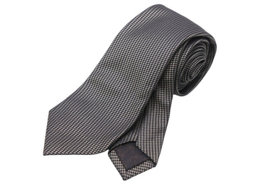 GUCCI グッチ ネクタイ トムフォード期 総柄 ドット柄 ブランドロゴ シルク ブラック レッド カーキ 美品 中古 51805 