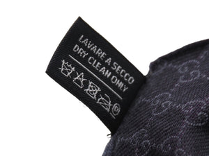 GUCCI グッチ ネクタイ メンズウール ストライプ ブルー GG柄 総柄 服飾小物 トムフォード期 美品 中古 51809 