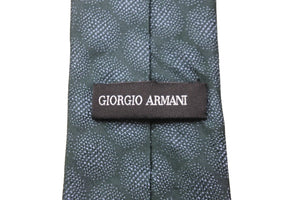 GIORGIO ARMANI ジョルジオアルマーニー 長さ150cm 大検幅8cm 紳士 ネクタイ イタリア産 中古 51828