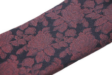 Load image into Gallery viewer, DOLCE&amp;GABBANA ドルチェアンドガッバーナ ネクタイ 紳士 シルク ワインレッド ブラック 美品 中古 51832