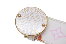 Load image into Gallery viewer, LouisVuitton ルイヴィトン ベルト サンチュール TRUNKS&amp;BAGS M9627 モノグラムマルチカラー ホワイト 90/36 良品 中古 51852